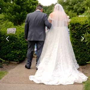 Allure custom wedding dress